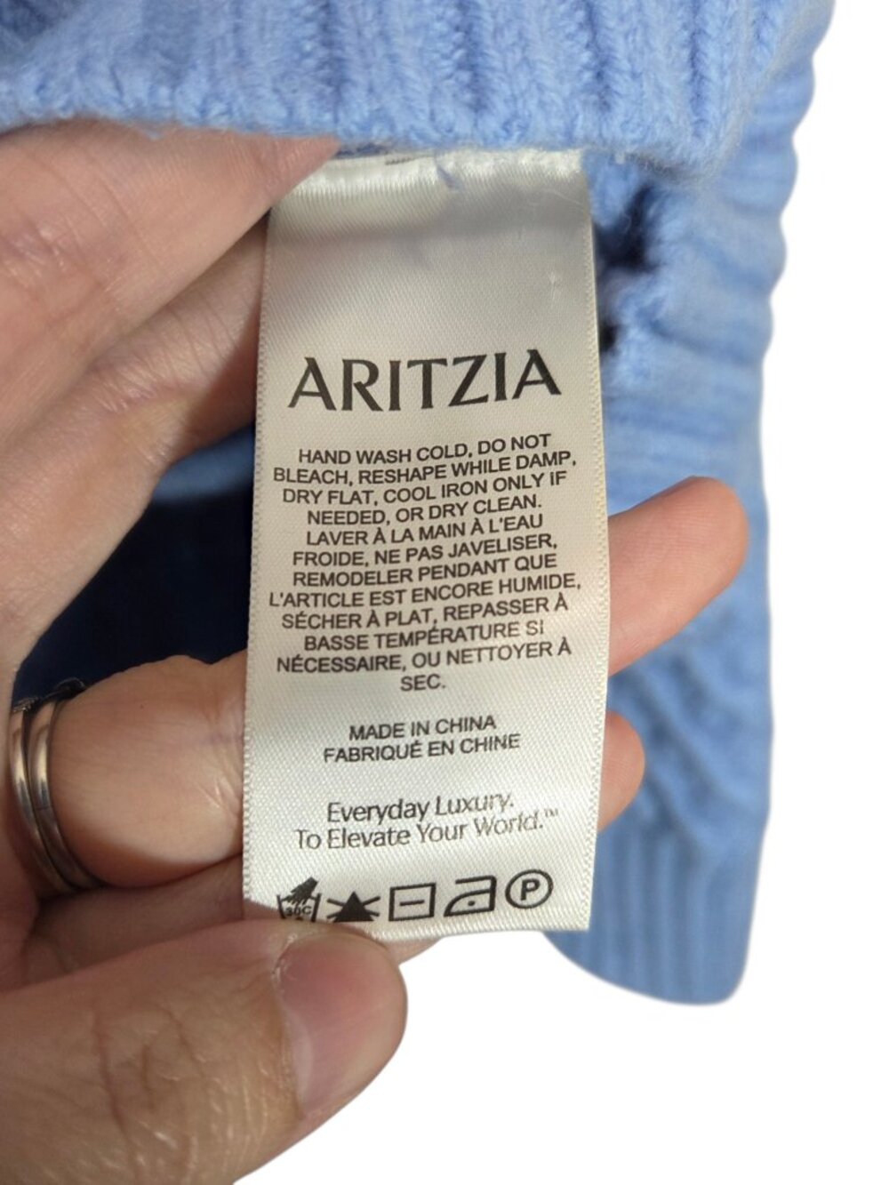 Aritzia Blue Sunday Best Peggy Sweater - Picture 8 of 10